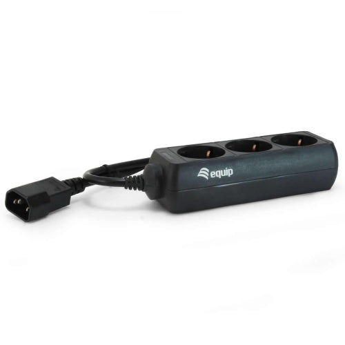 Equip - Regleta 3 tomas especial SAIS - conector IEC macho - 1.1M