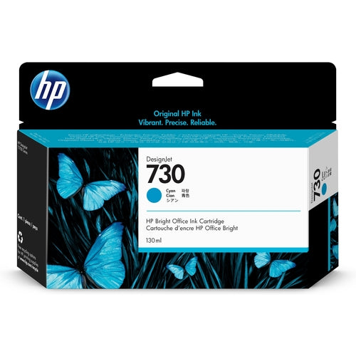 Cartucho de tinta HP DesignJet 730 cian de 130 ml