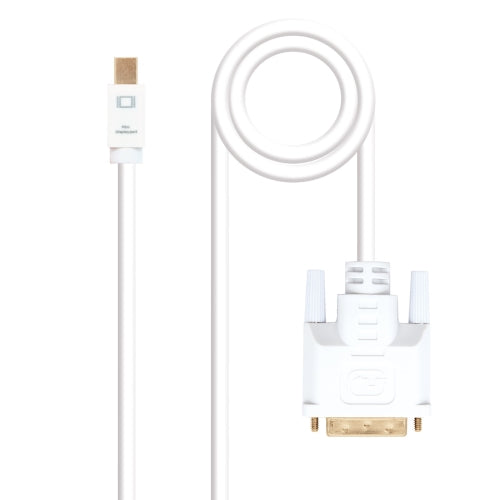 Nanocable - Cable Mini DisplayPort/M a DVI/M - Blanco - Longitud 5.0 m