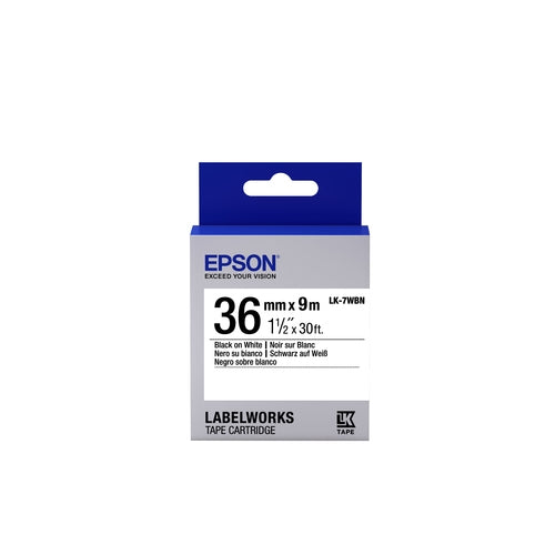 Epson Cinta mecanográfico 36 mm x 9 m C53S657006 (LK-7WBN)