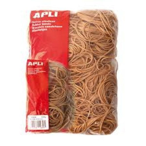 Apli Goma Elástica Marrón Caucho 200X3MM 100 gr.