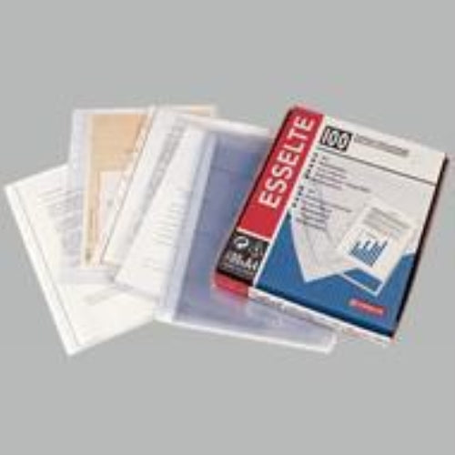 Esselte Funda Pp Cristal 16 taladros folio -100U