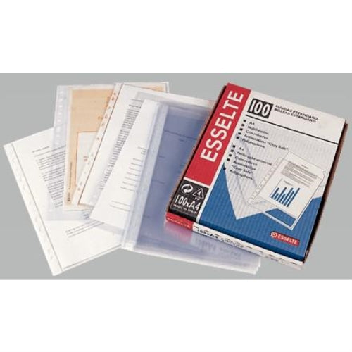 Esselte Funda Pp 16 taladros piel de naranja folio -100U