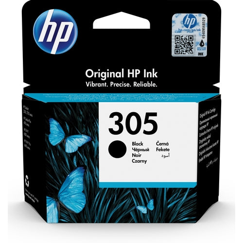 HP Cartucho Negro Nº305 - deskjet 2300, 2700 serie, plus 4100, envy 6000, pro 6400
