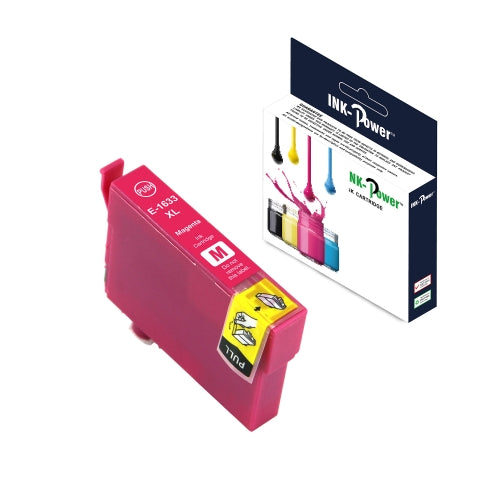 Ink-power cartucho comp. epson T1633 (16XL) magenta C13T16334010 16ML