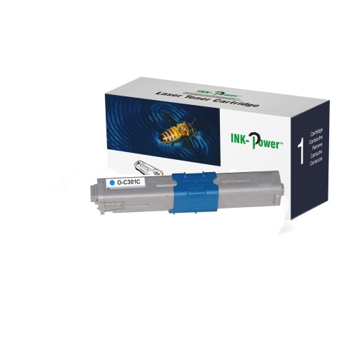 Ink-power toner comp. oki C301DN/C321DN/MC342DN cyan 44973535