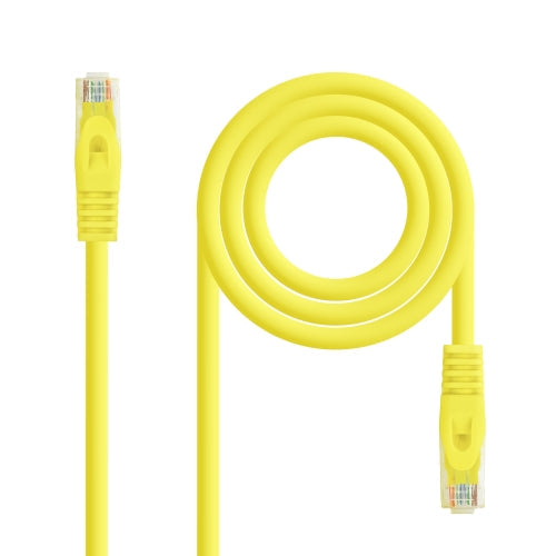 Nanocable Cable de red latiguillo RJ45 LSZH Cat.6A UTP AWG24 Amarillo #amarillo