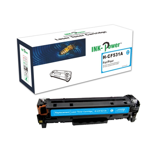 Ink-power comp.hp CF531A cyan toner generico nº 205A 900 paginas