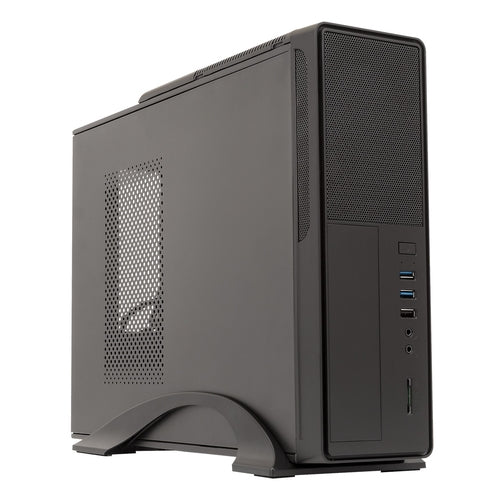 Caja sobremesa microATX Slim Unyka UK-2010 - FA SFX 300W 85% Eficiencia - USB 3.0 x2 , USB 2.0 x1 Audio, Micrófono y Lec