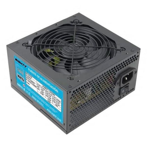 Eightt - Fuente de alimentación ATX - 700W - 4 x SATA - 2 x Molex - 1 x CPU 4+4 - 1 x PCIe 6+2 - Ventilador 12cm - Sin c