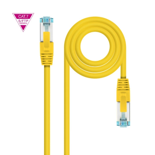 Cable de Red Latiguillo Cat.7 600MHZ LSZH SFTP PIMF AWG26 Amarillo #amarillo