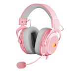 Redragon ZEUS X Auricular Gaming RGB Virtual 7.1 USB Micrófono Rosa #rosa