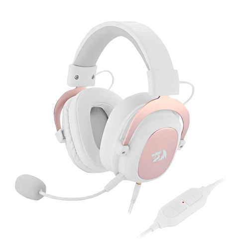 Redragon ZEUS X Auricular Gaming RGB Virtual 7.1 USB Micrófono Blanco #blanco