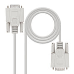 Cable serie RS232, DB9/M-DB9/H, 1.8 m