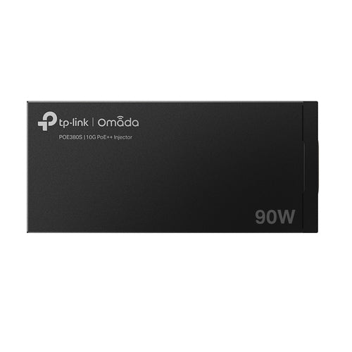 POE injector TP-Link POE380S 2P 10Gbps 90W pasa datos y alimentacion por el mismo cable hasta 100 metros plug and pla