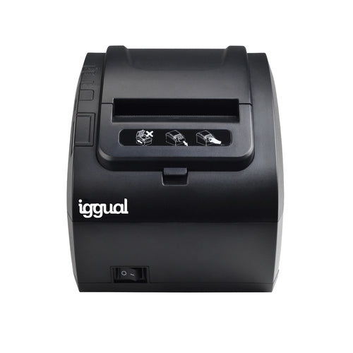 Iggual Impresora Térmica TP8002 USB+RS232+Ethernet