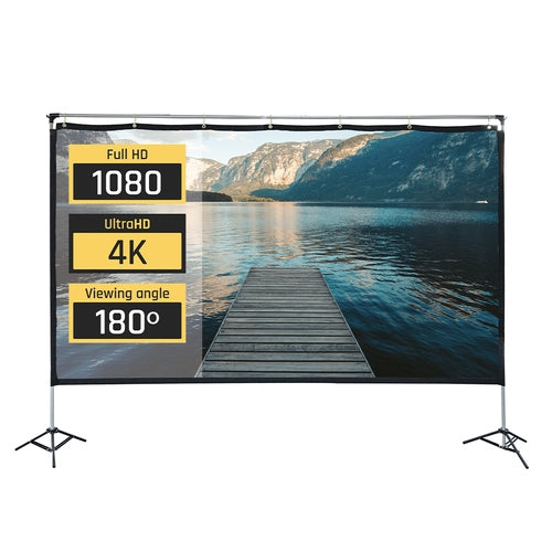 Iggual Pantalla exterior portable 120 265x149 cm