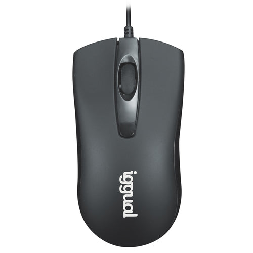 Iggual Ratón óptico COM-BUSINESS-1200DPI negro