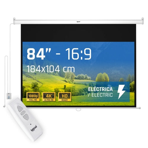 Iggual Pantalla eléctrica 16:9 84 184x104 cm
