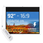 Iggual Pantalla eléctrica 16:9 92 203x114 cm