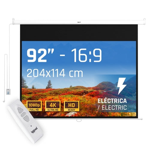 Iggual Pantalla eléctrica 16:9 92 203x114 cm