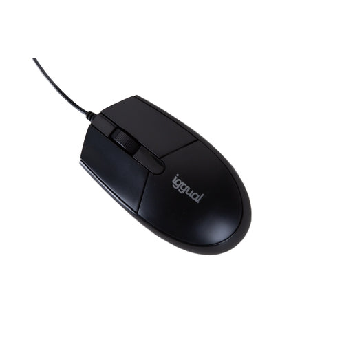 Iggual Ratón óptico COM-BASIC3-800DPI negro