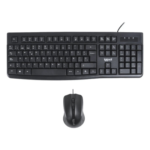 Iggual Kit teclado y ratón CMK-BUSINESS2 negro