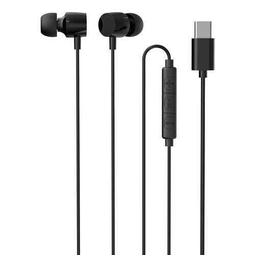 Iggual Auriculares tipo C intrauditivos con micro