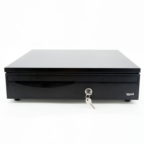Iggual Cajón Portamonedas IRON-30 42cm 5+5 negro