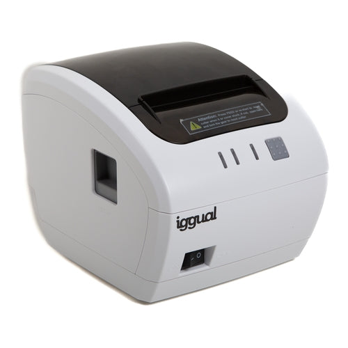 Iggual Impresora térmica TP EASY 80W USB+RJ11 blan