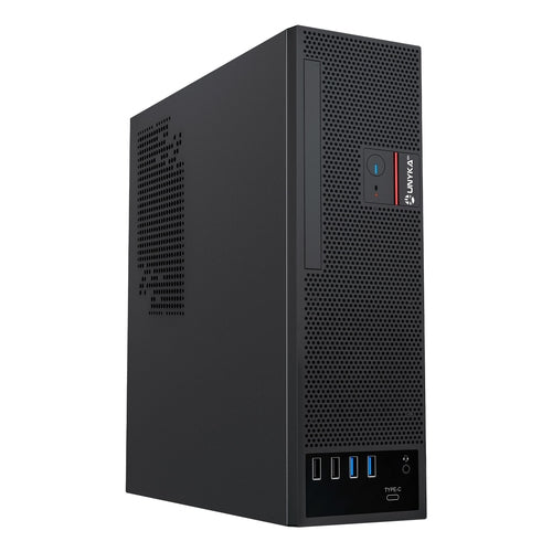 Unyka UK3006 - Caja sobremesa microATX - Slim SFF 8L - 150W - 4 slots - 2 x 2.5" Int - 2 x USB 2.0 - 2 x USB 3.0 - 1 x U