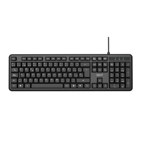 Iggual Teclado USB estándar CK-OFFICE-105T negro