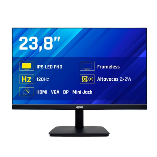 Iggual Monitor 24 120Hz 1ms MM VESA Mini PC