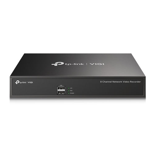 Tplink Vigi VIGI NVR1008H - NVR de 8 canales - HDMI/VGA - H.265+ - 1 x RJ45 - 2 x USB 2.0 - 1 x SATA