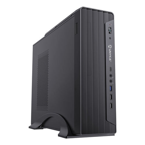 Caja sobremesa microATX Slim Unyka UK-2012 - FA SFX 300W Bronze - USB 3.0 x1 , USB 2.0 x 2, USB-C 3.0 x 1 - Audio, Micró