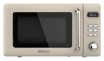 Microondas con grill Cecotec proclean 5110 retro beige 700w 20l