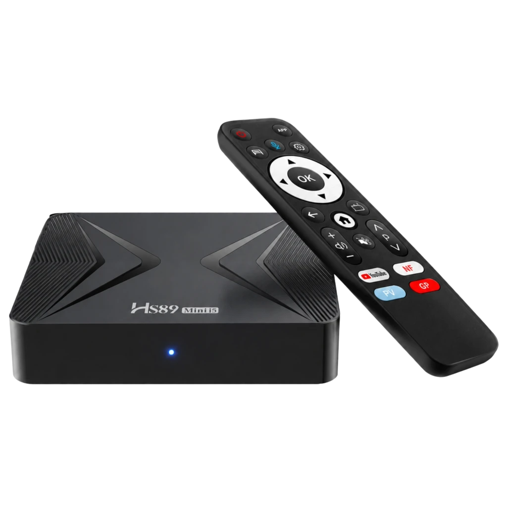 HS89 Mini 15 4GB/32GB Android 14 4K Dolby Vision HDR10+ WiFi doble banda Bluetooth 5.2 RK3539 Gigabit TV Box