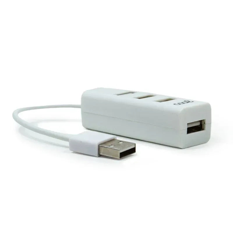 Hub USB 2.0 Universal COOL 4 Puertos USB Blanco - PixelPlaza