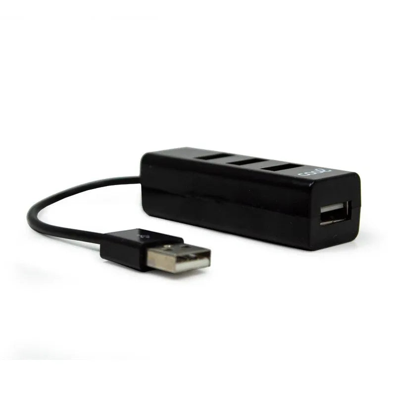 Hub USB 2.0 Universal COOL 4 Puertos USB Negro - PixelPlaza