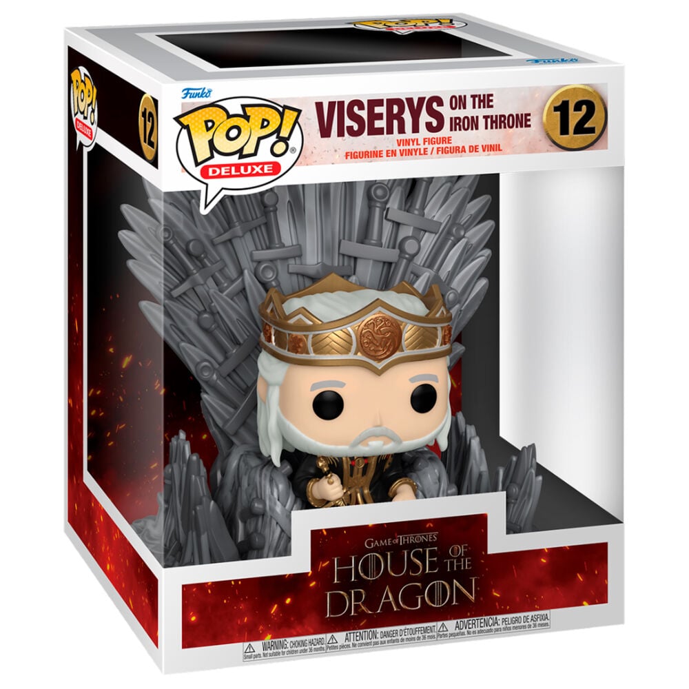 Funko pop casa del dragon viserys en el trono de hierro 76470