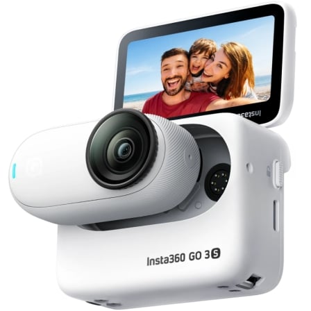 Cámara Digital Deportiva INSTA360 GO 3S/ 4K/ Ángulo de visión 180º/ Blanca