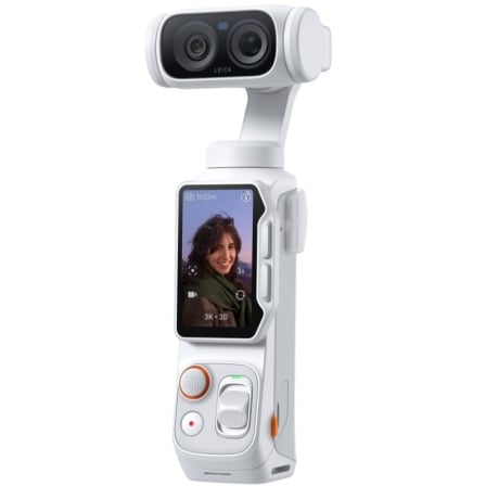 Cámara Digital Deportiva INSTA360 Luna Ultra Pack Standard/ 8K/ Ángulo de visión 360º/ Blanca
