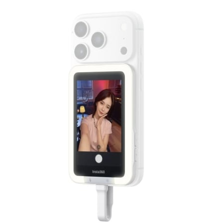 Pantalla Selfie INSTA360 Snap/ Con Luz/ Blanco