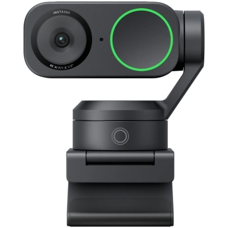 Webcam INSTA360 Link 2/ Seguimiento de IA/ Control por gestos/ 3840 x 2160 4K UHD