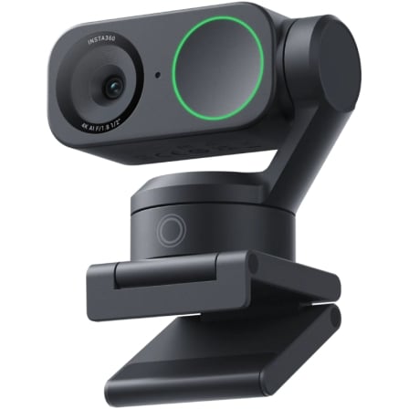 Webcam INSTA360 Link 2/ Seguimiento de IA/ Control por gestos/ 3840 x 2160 4K UHD