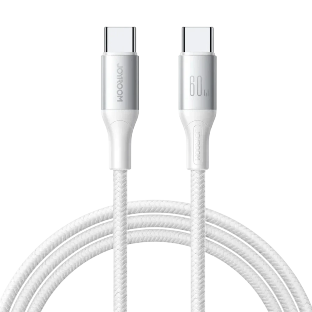 Joyroom Cable USB‑C a USB‑C Flash Series 60 W 1 m, Blanco