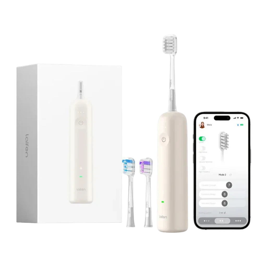 Cepillo Eléctrico Laifen Wave ABS Sónico 66.000 vibraciones/min Standard Milk Tea