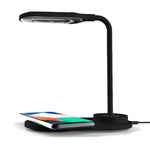 Lámpara LED + Base Carga Inalámbrica Qi COOL Negro - PixelPlaza