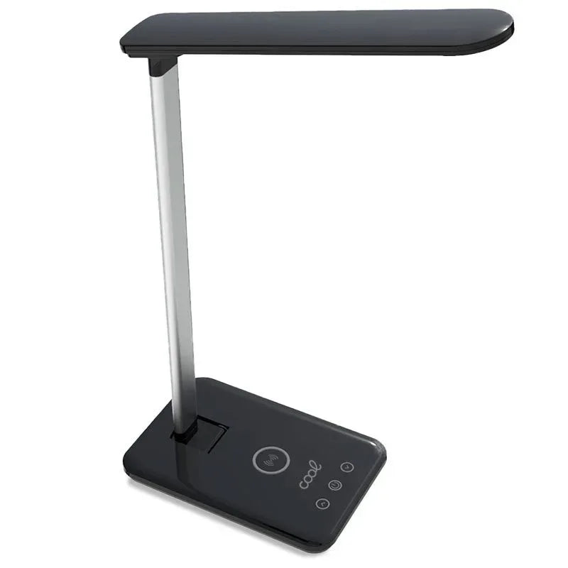 Lámpara LED con Base Carga Inalámbrica Qi COOL Fold Negro - PixelPlaza
