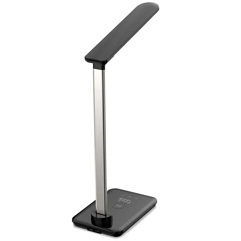 Lámpara LED con Base Carga Inalámbrica Qi COOL Fold Negro - PixelPlaza